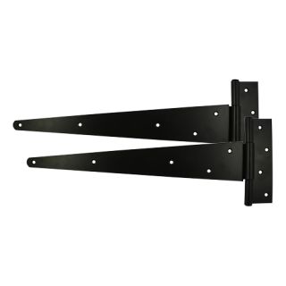 STRONG TEE HINGE PAIR BLACK 18 STH18B