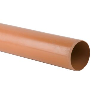 110mm PVC Pipe 3.0m Len P/E Code 4001