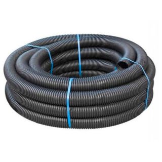 100mm x 50mtr Land Drain Coil Perforated Pipe